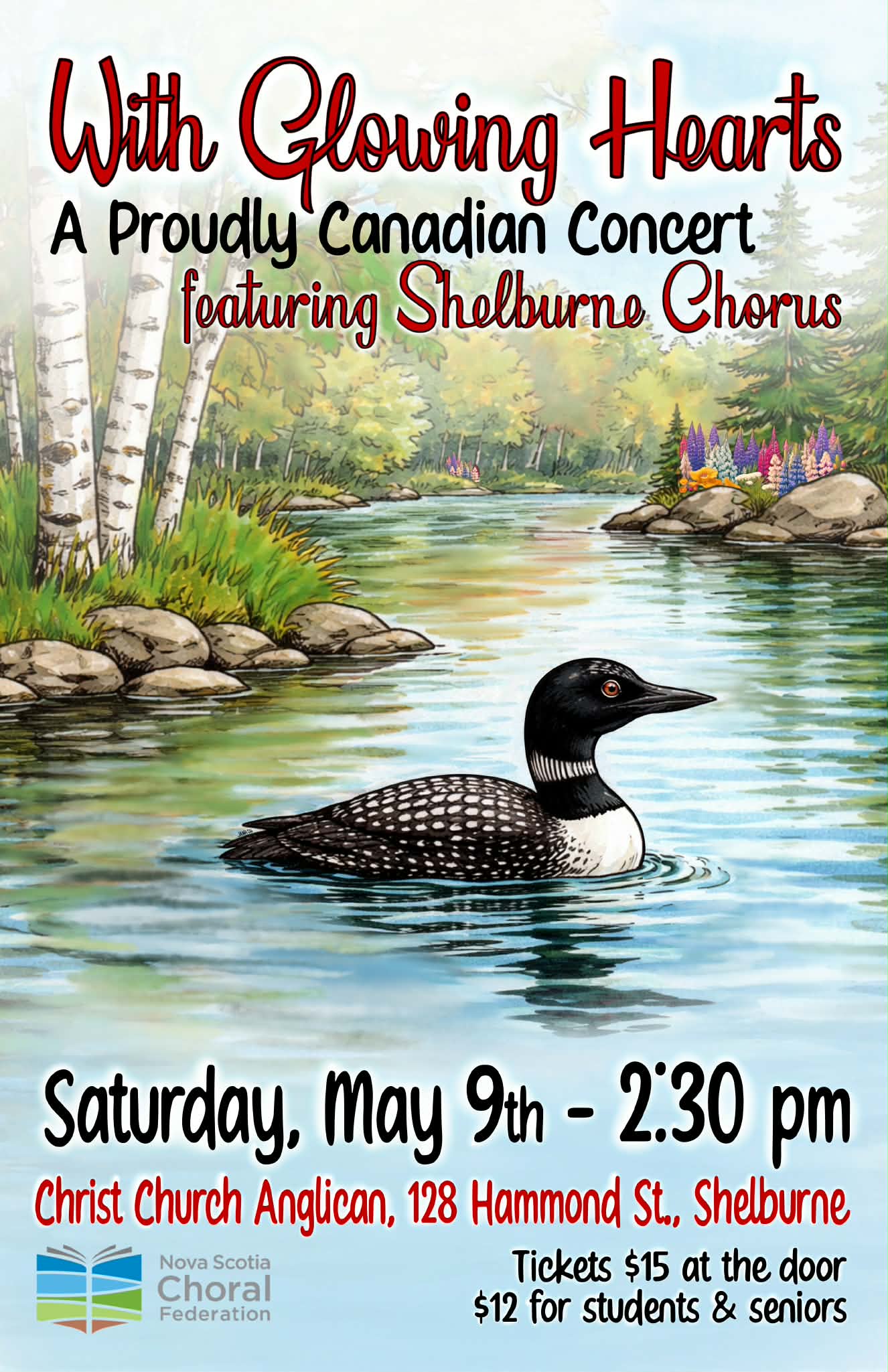 With Glowing Hearts – a Proudly Canadian Concert with Shelburne Chorus