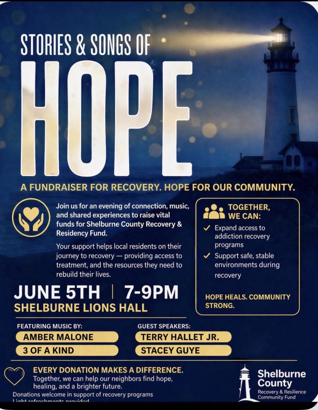 Songs and Stories Fundraiser