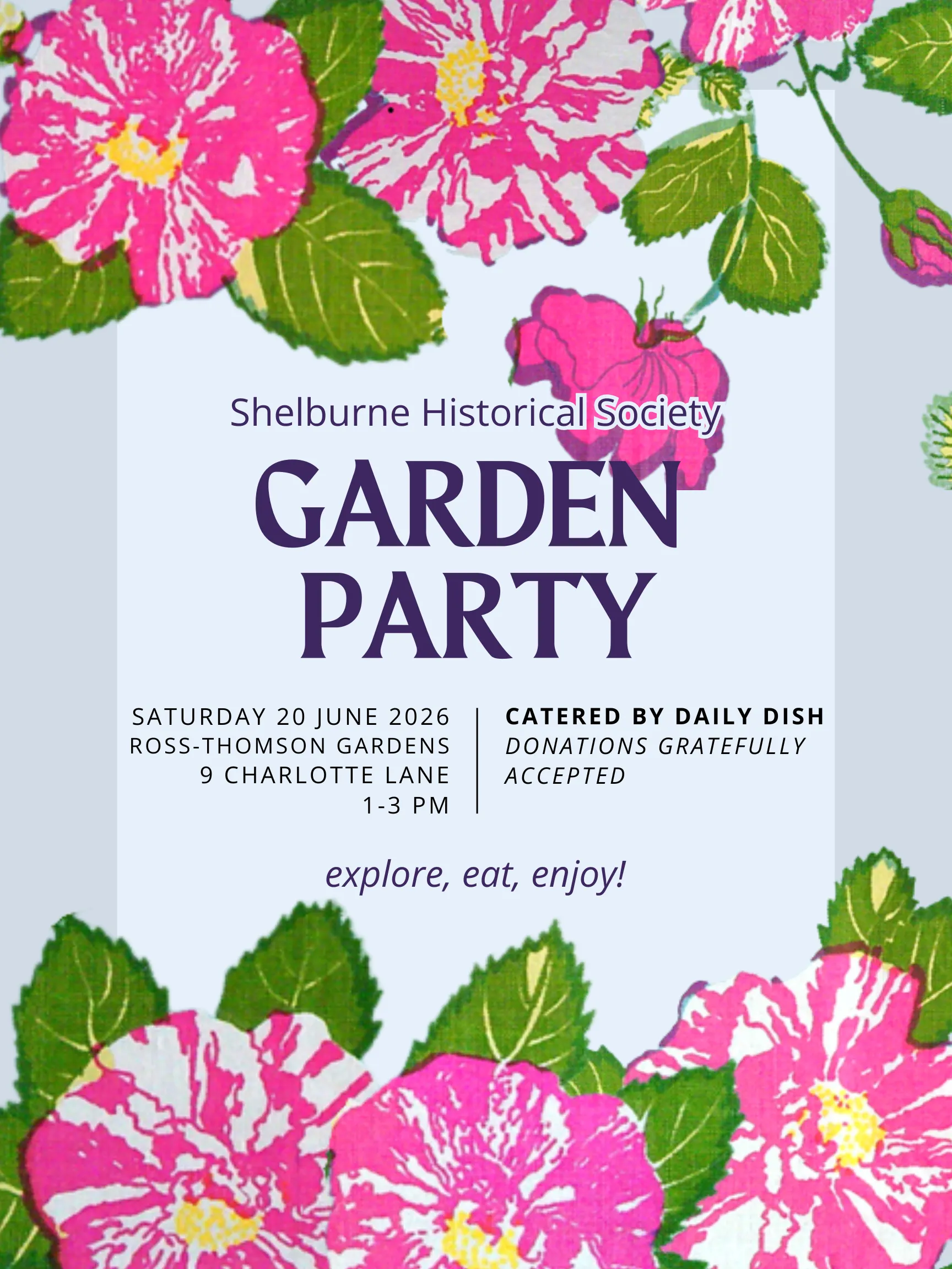 Shelburne Historical Society Garden Party