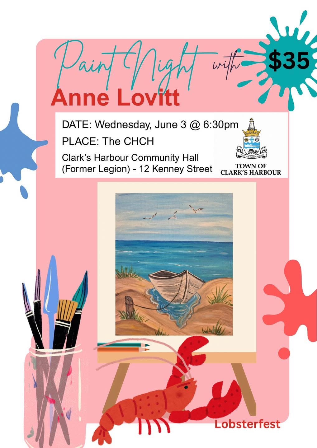 Lobsterfest Paint Night