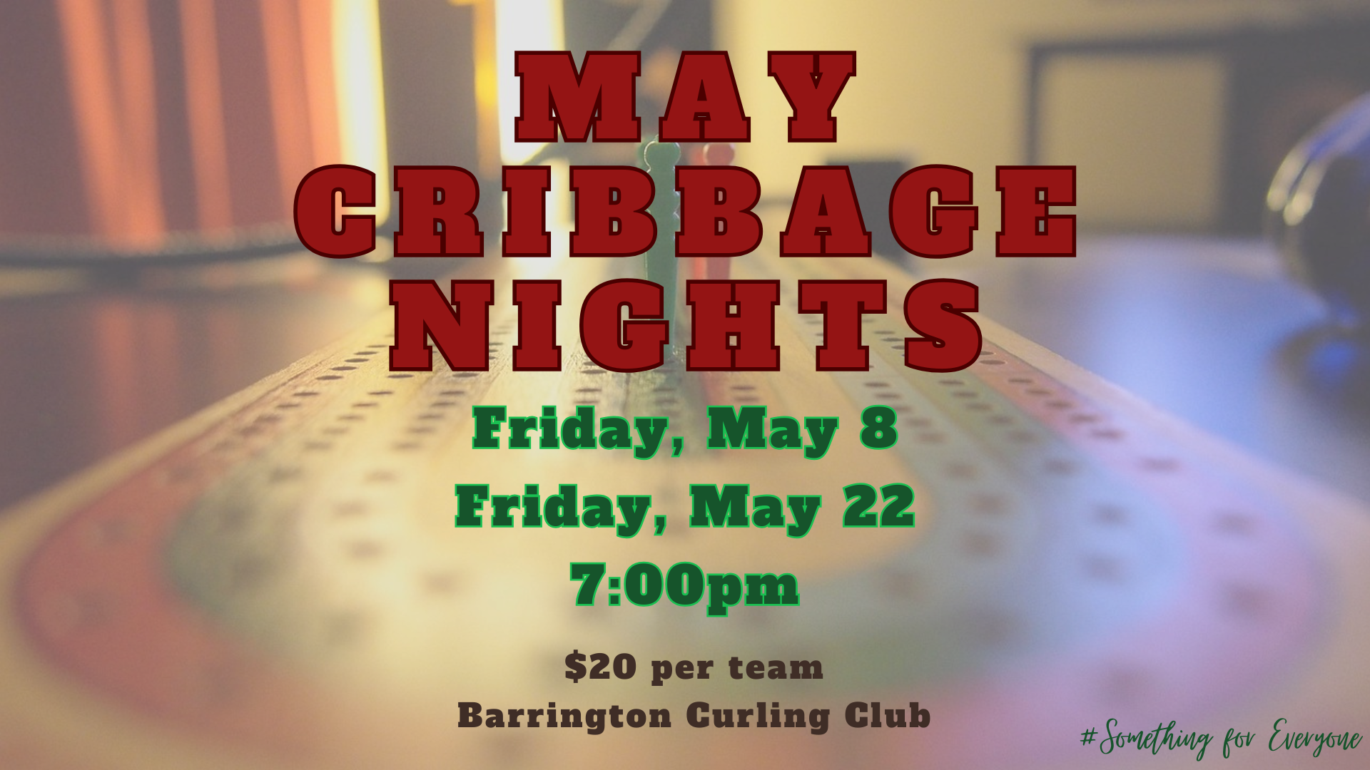 May 22 Crib Night