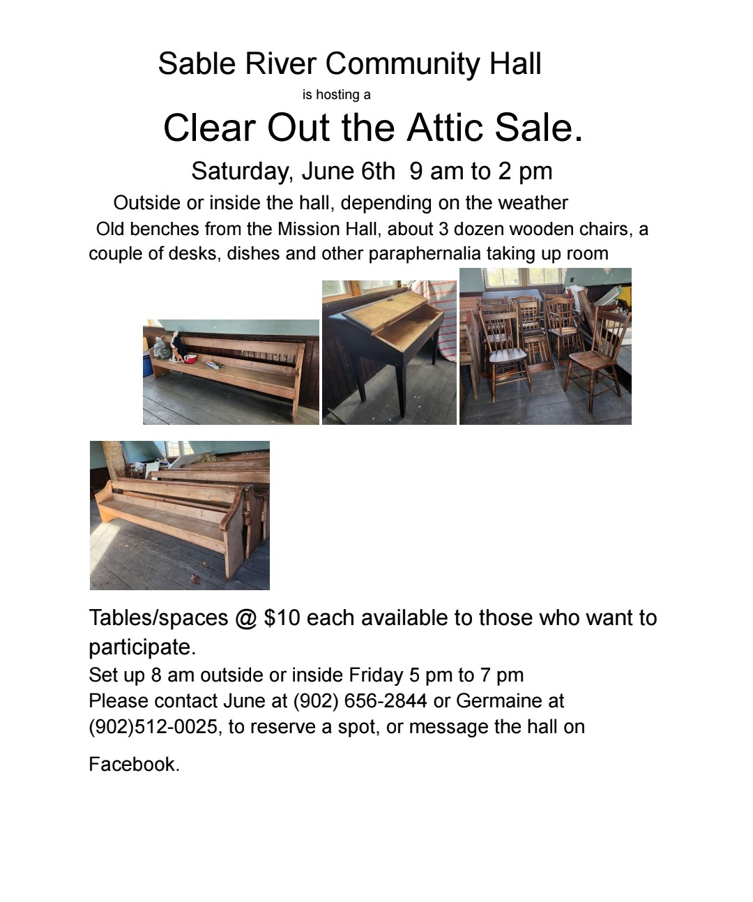 Clear Out the Attic Sale