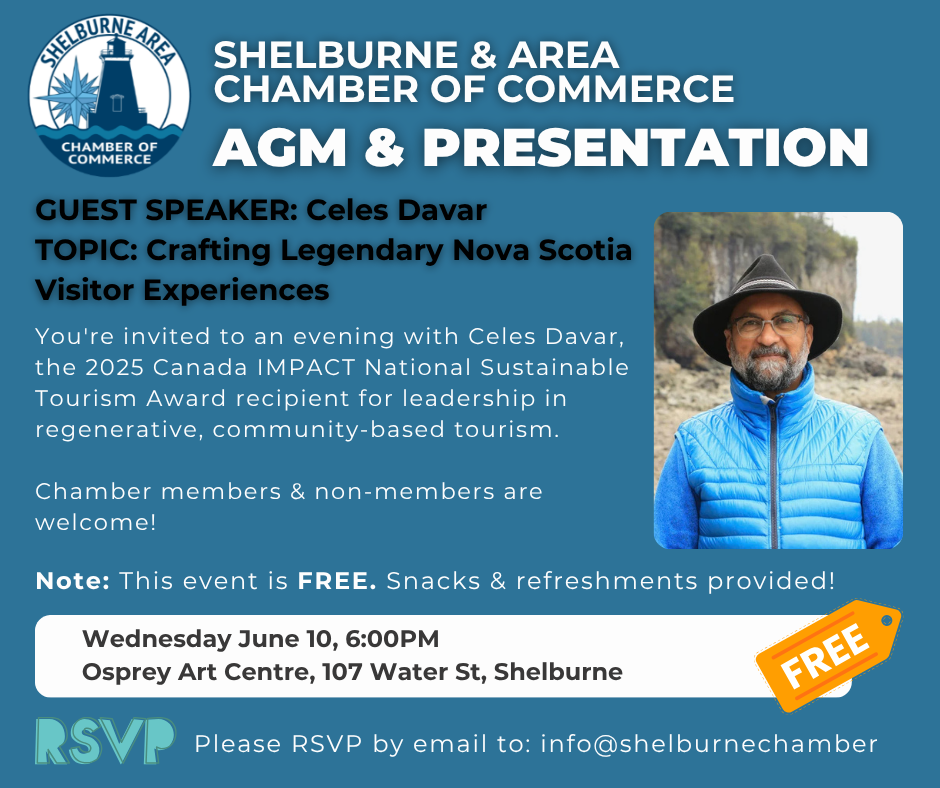 Shelburne & Area Chamber of Commerce AGM & Presentation by Celes Davar