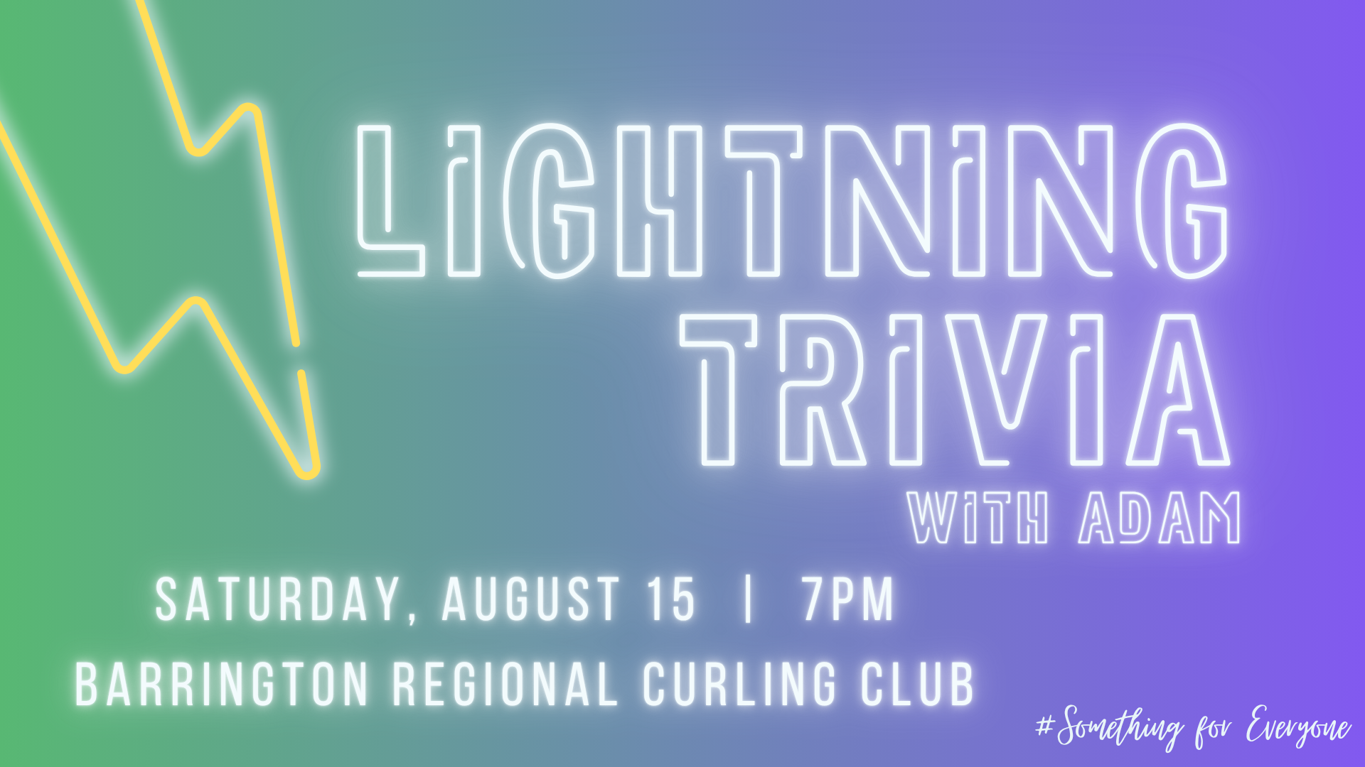 Lightning Trivia with Adam