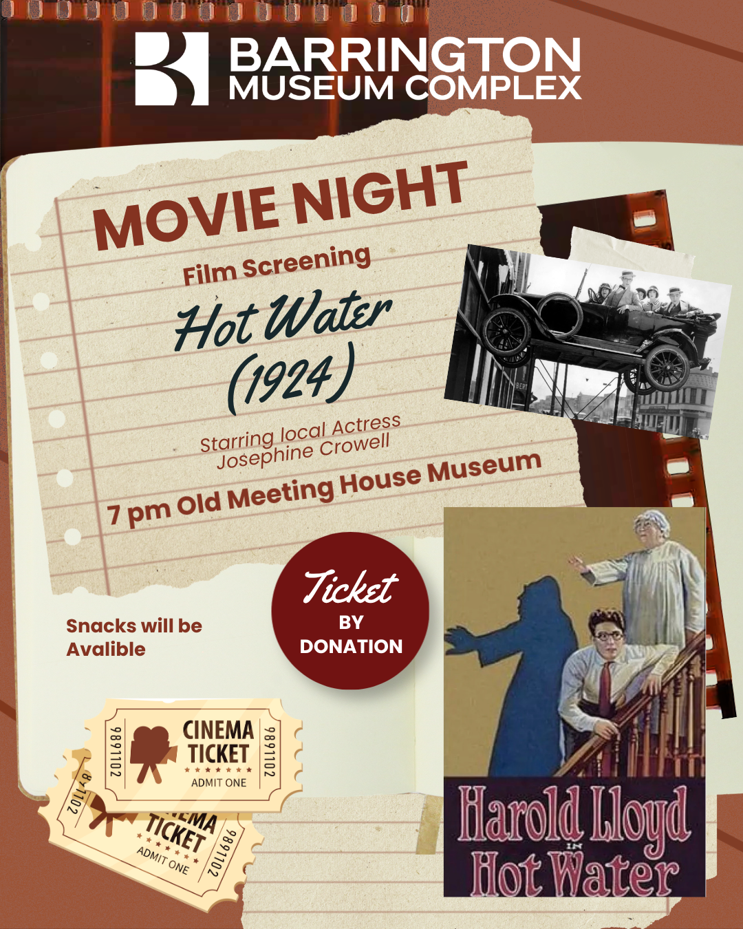 Historic Movie Night: Hot Water (1924)