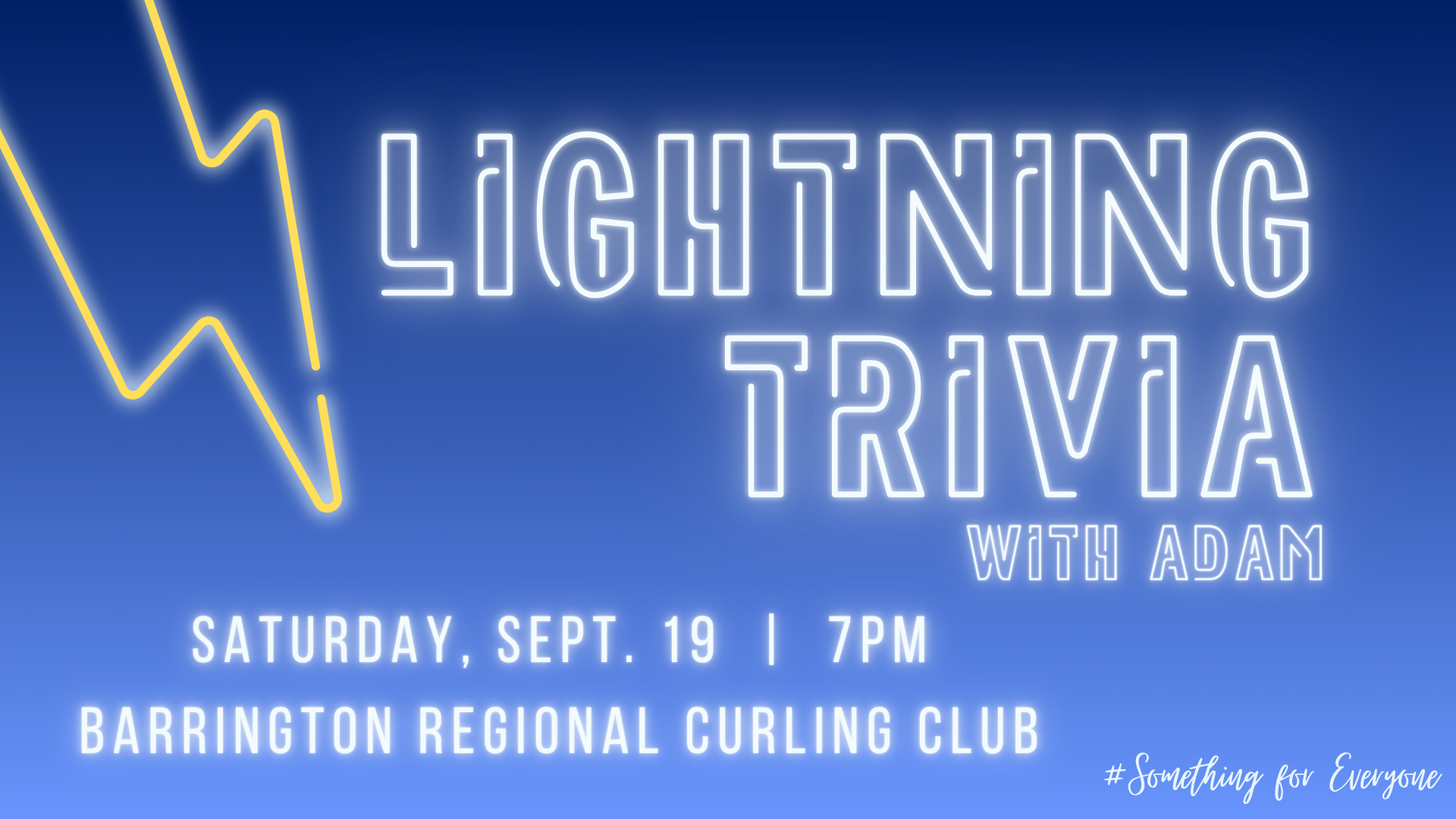 Lightning Trivia with Adam