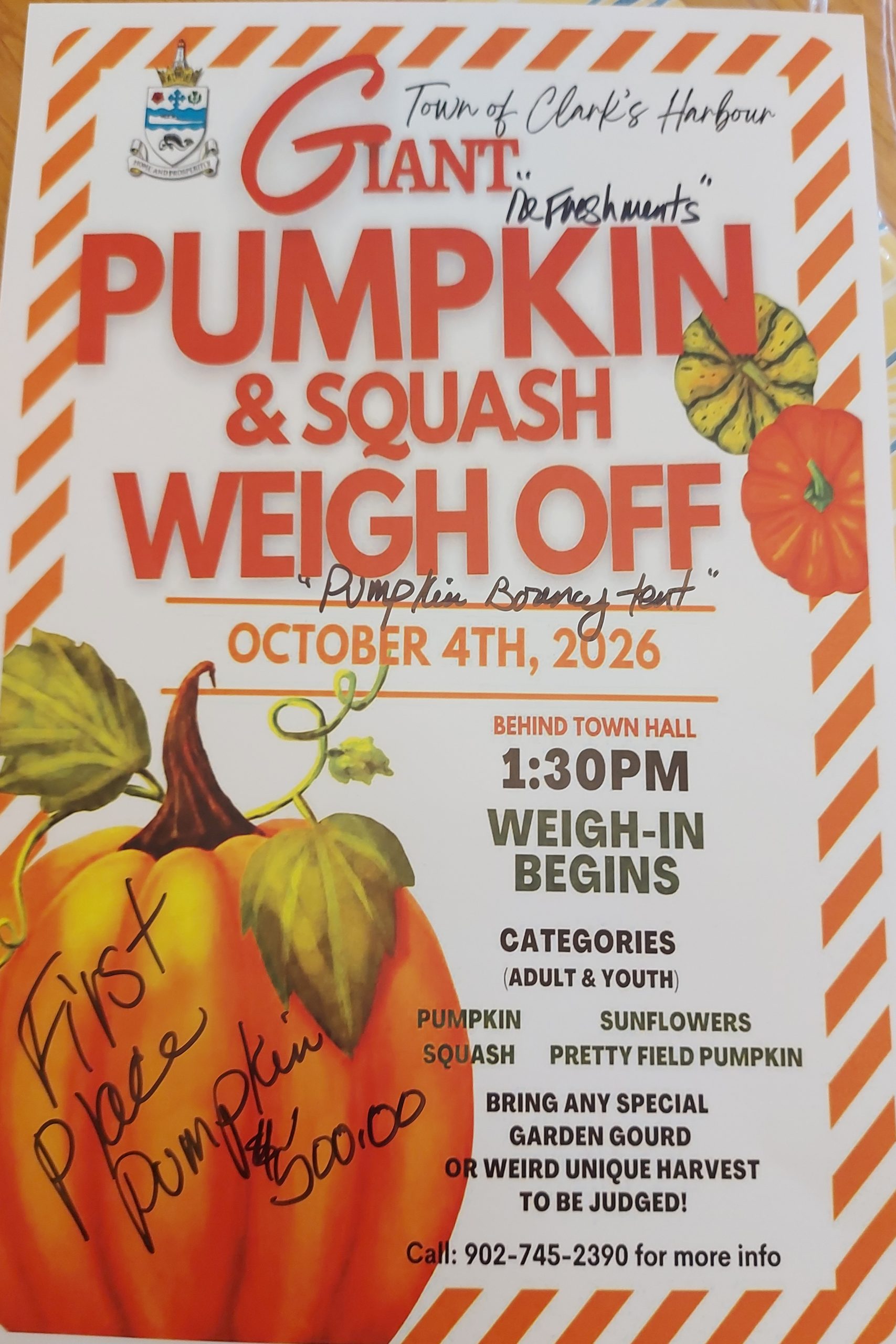 Pumpkin/Squash weigh off