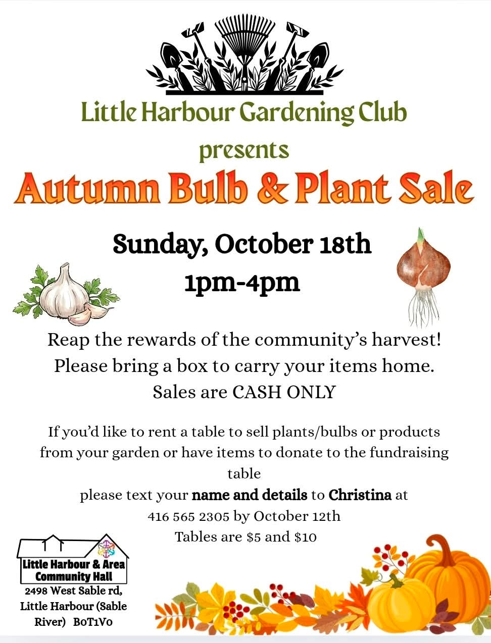 Autumn Bulb Sale